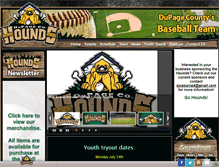 Tablet Screenshot of dupagehounds.com